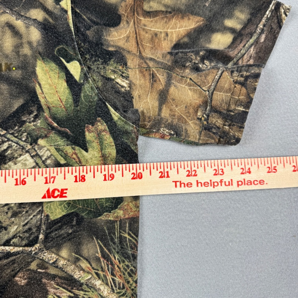 Mossy Oak Break-Up Country Camo T-Shirt Mens Medium Hunting Fishing Short Sleeve - Picture 5 of 8
